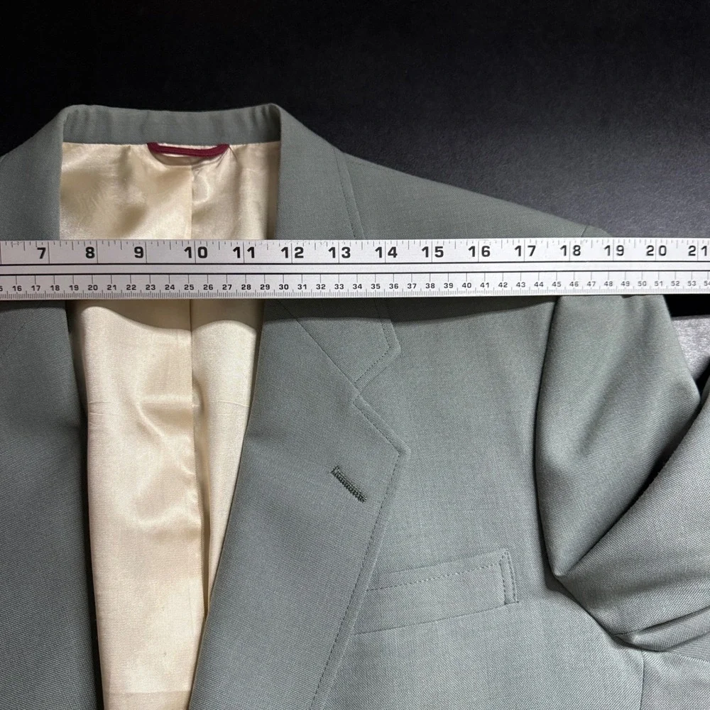Hart‎ Schaffner Marx Jack Nicklaus Blazer Sport Coat Mens 41R Gray Gold Buttons